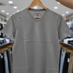 Premium Solid V-Neck T-Shirt - RSY Fashion