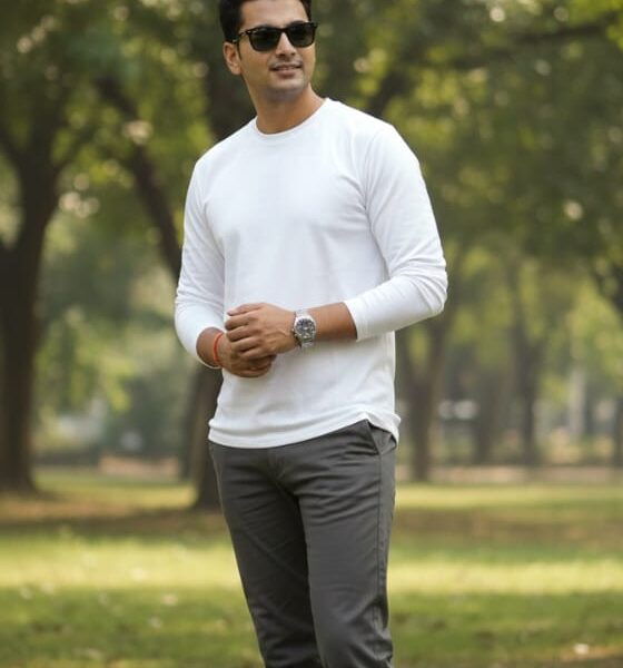 Premium Long Sleeve Cotton T-Shirt - RSY Fashion