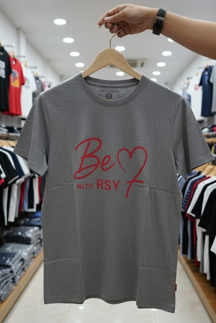 stylish-round-neck-t-shirt Premium Stylish Round Neck T-Shirt - RSY Fashion - Image 1