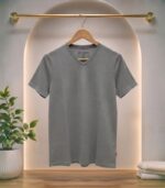 Solid V-Neck T-Shirt - Image 7