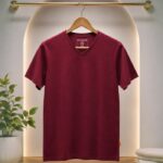 Solid V-Neck T-Shirt