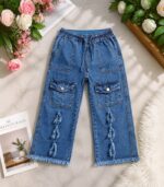 Baby Denim Cargo Pant