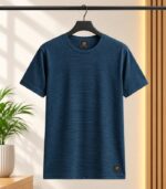 Stripe Round Neck T Shirt - Image 4