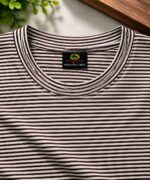 Stripe Round Neck T Shirt - Image 2