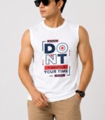 T-Shirt Premium Sleeveless Round -Neck Vest - Image 5